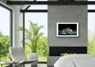 Mock-ups are a non-functional design, usually in the form of a digital image, to give customers an idea of what the final product will look like in a live setting. It is a realistic visual representation of a product, in this case a wall hanging or home decor.