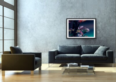 Mockups are a non-functional design, usually in the form of a digital image, to give customers an idea of what the final product will look like in a live setting. It is a realistic visual representation of a product , in this case a wall hanging or home decor.
